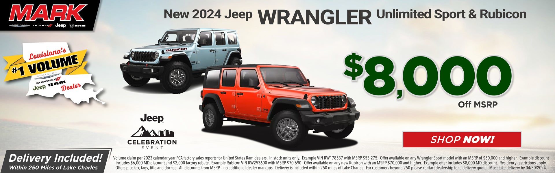 Jeep Wrangler Unlimited Sport & Rubicon